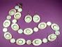 WhiteNatural Funky Shell Necklace  Earring Set